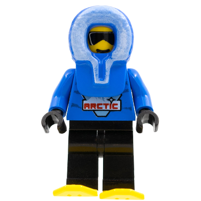 Arctic - Blue, Blue Hood, Black Legs, Snowshoes | arc006