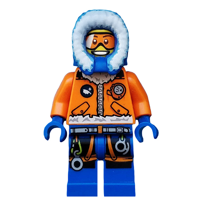Explorateur arctique, homme avec lunettes orange | cty0492