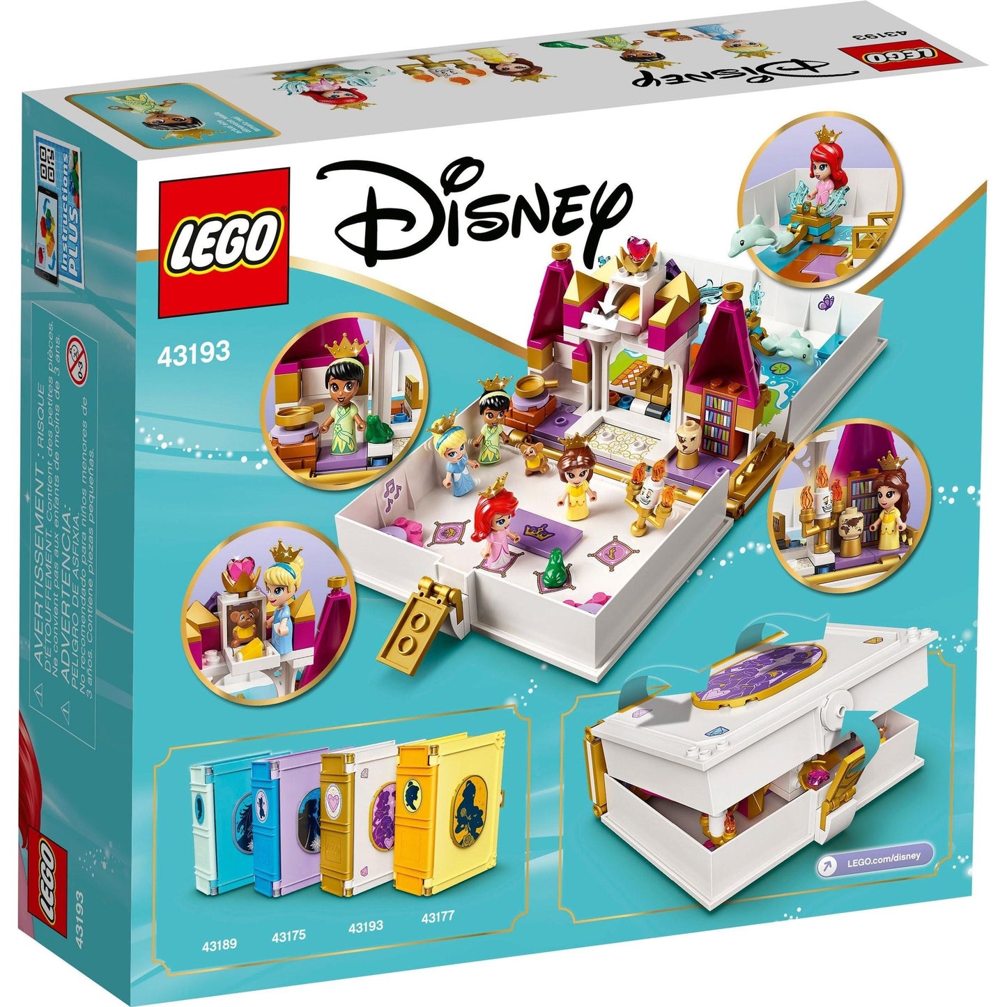 Ariel, Belle, Cinderella and Tiana's Storybook Adventures | Disney | 43193