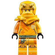 Arin - Shirt with Orange Dragon, Hood with Horns | njo0822