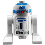 Astromech Droid, R2-D2, Light Bluish Gray Head | sw0217