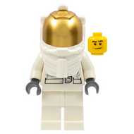 Astronaut, White Legs, Underwater Helmet, Visor | cty0384