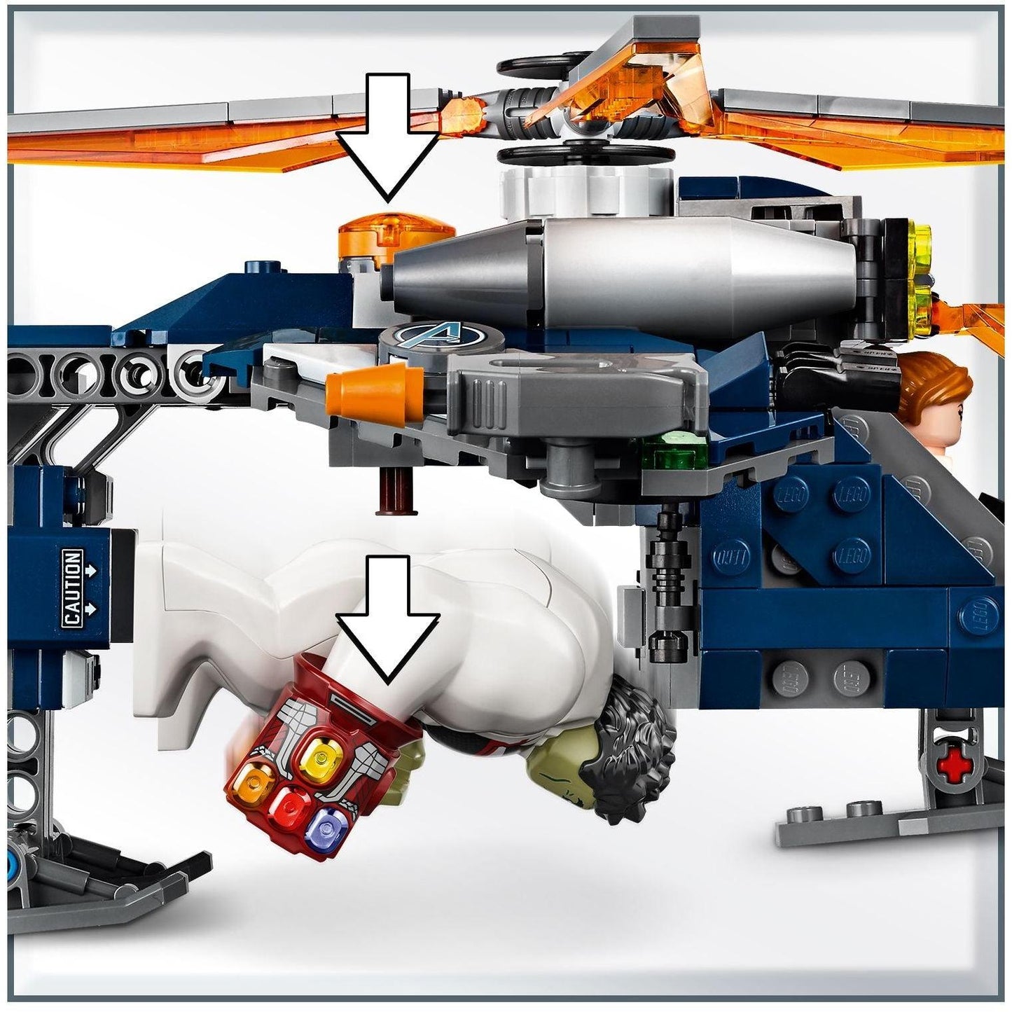 Avengers Hulk Helicopter Rescue | Marvel Super Heroes | 76144