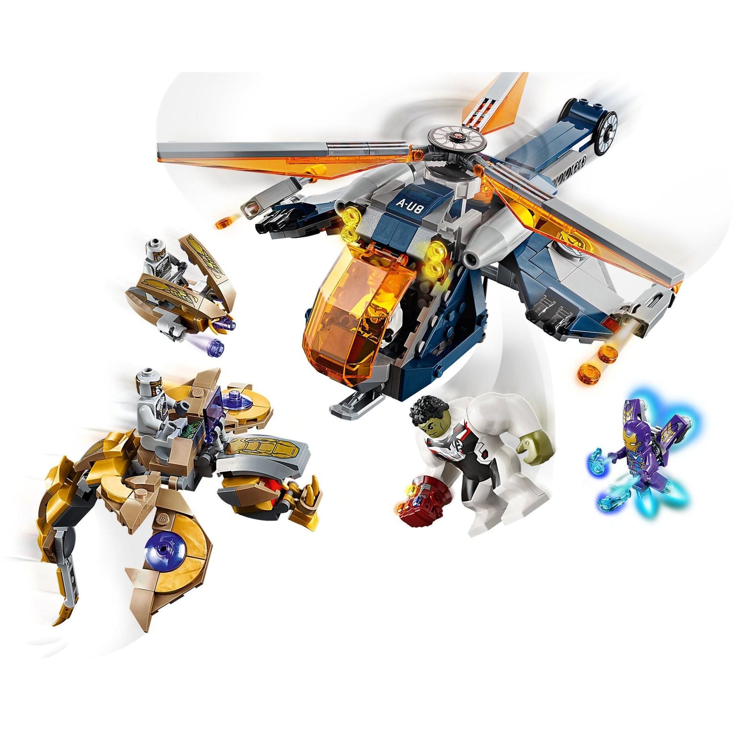 Avengers Hulk Helicopter Rescue | Marvel Super Heroes | 76144