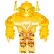 Axl - Trans-Yellow Visor, Bright Light Orange Torso (Ultimate Axl) | nex053