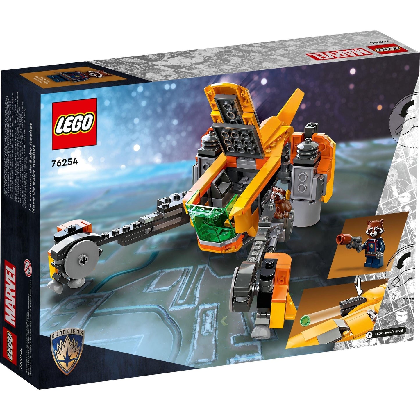Baby Rocket's Ship | Marvel Super Heroes | 76254