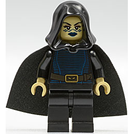 Barriss Offee - Cape et capuche noires | sw0269