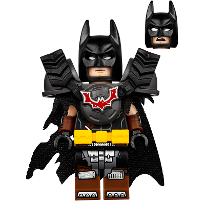 Batman - Prêt au combat, armure de pneus, cape déchirée, ceinture utilitaire jaune, bottes marron rougeâtre | tlm130