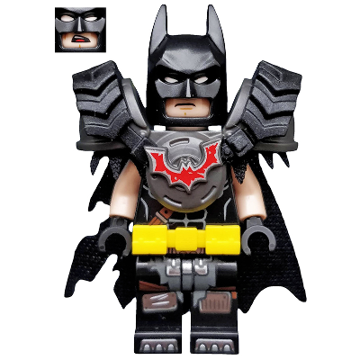 Batman - Prêt au combat, armure de pneus, cape déchirée, ceinture utilitaire jaune | tlm118
