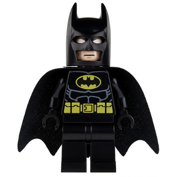 Batman - Black Suit with Yellow Belt and Crest (Type 1 Cowl) | sh0016