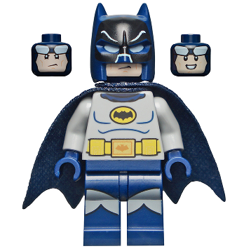 Batman - Classic TV Series, Goggles and Light Bluish Gray Torso | sh0703