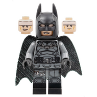 Batman - Dark Bluish Gray Suit, Black Belt, Black Hands, Spongy Cape with 1 Hole, Black Boots | sh0786