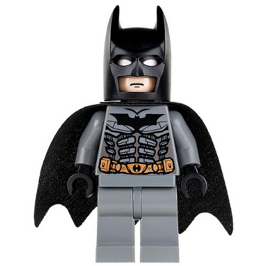 Batman - Dark Bluish Gray Suit, Black Mask | bat024