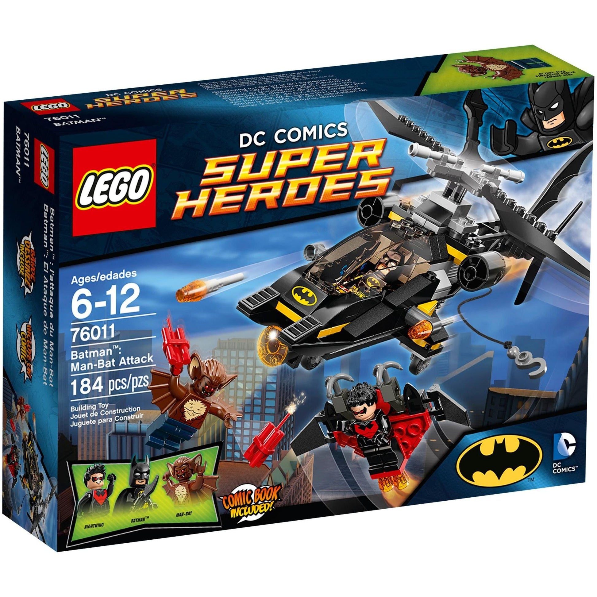 Batman : L'attaque de Man-Bat | Super-héros DC Comics | 76011