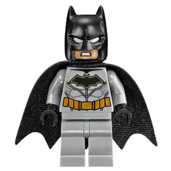 Batman, Medium Nougat Face, Light Bluish Gray Suit | sh0531