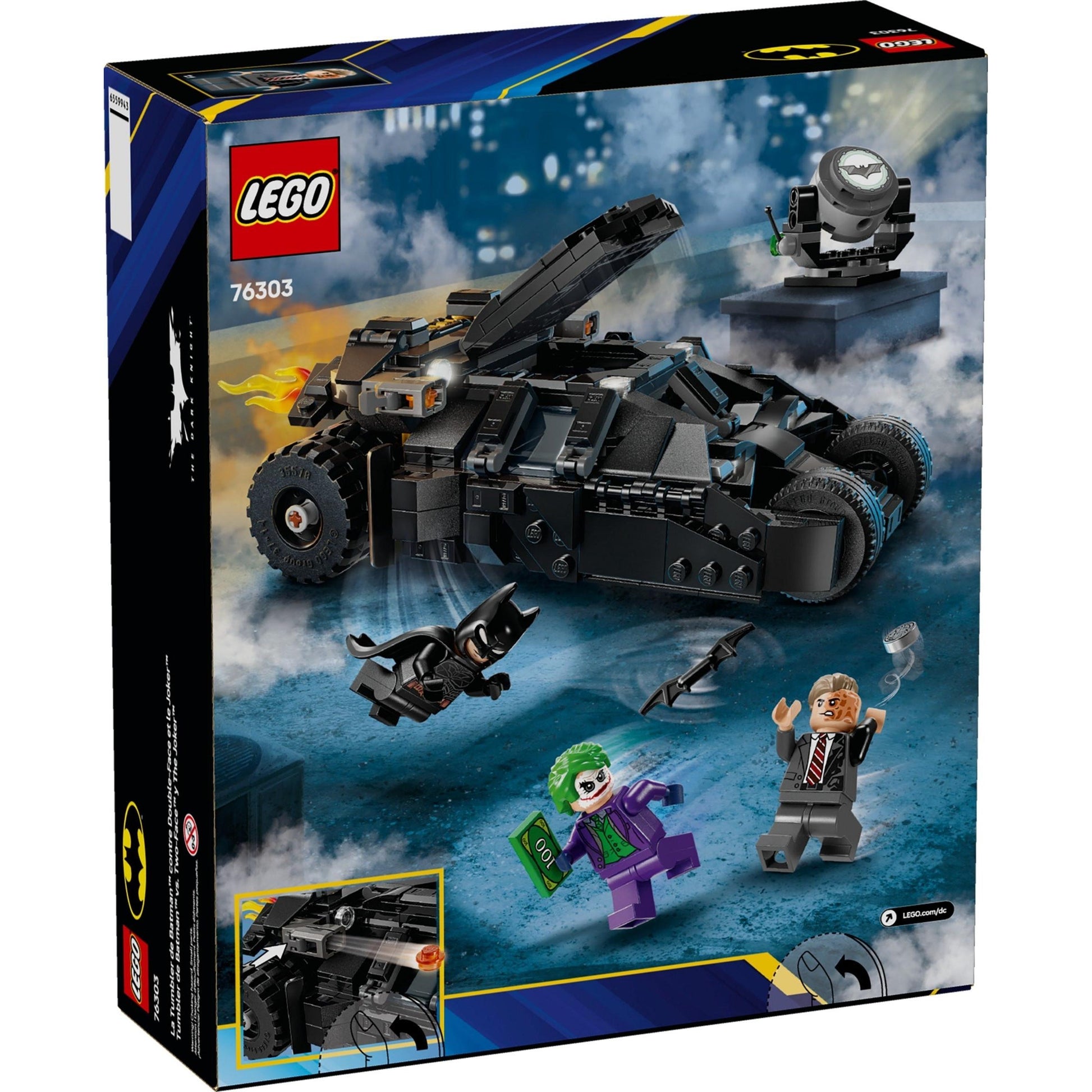 Batman Tumbler contre Double-Face et le Joker | Super-héros DC Comics | 76303