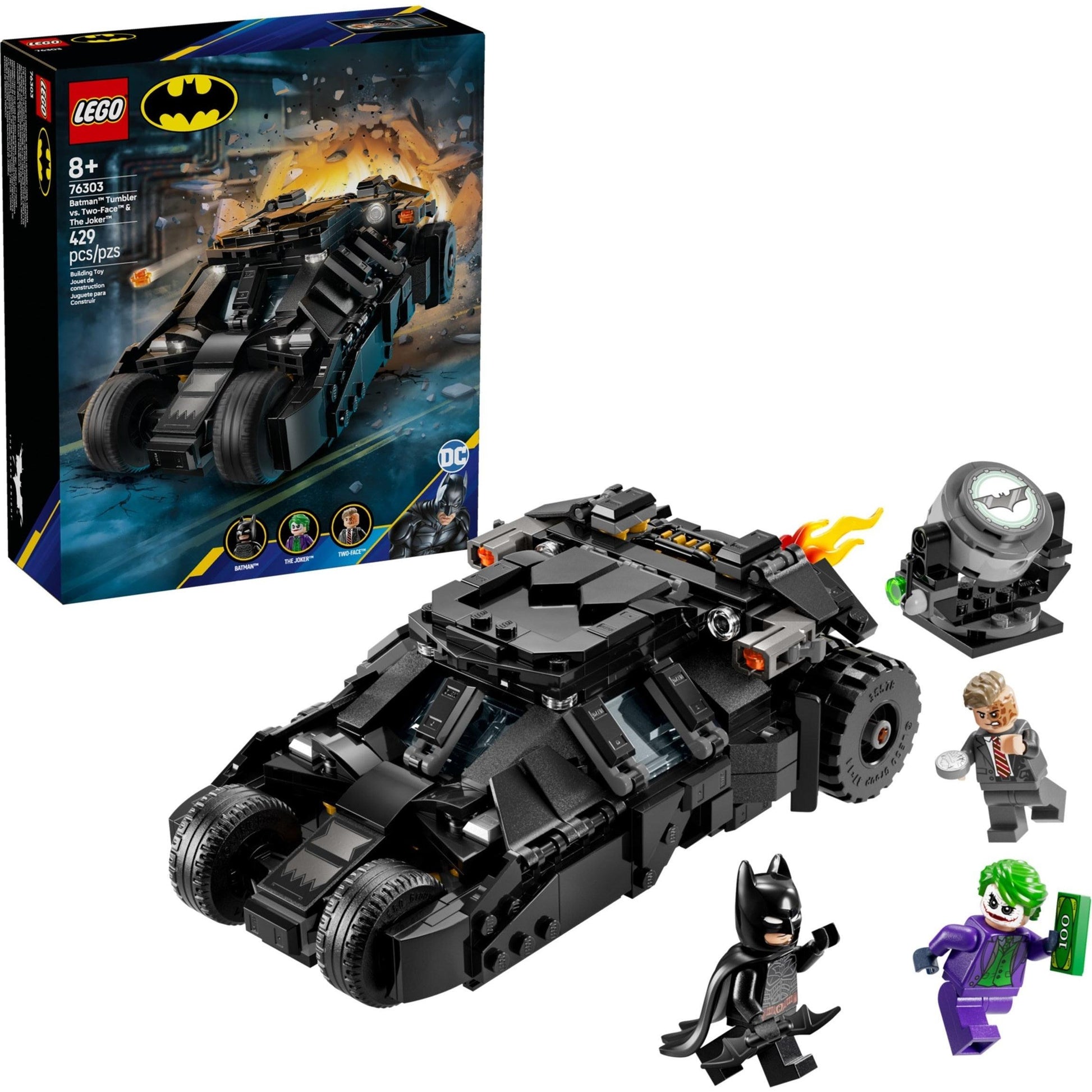 Batman Tumbler contre Double-Face et le Joker | Super-héros DC Comics | 76303
