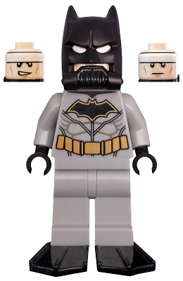 Batman avec palmes et masque de plongée | sh0559