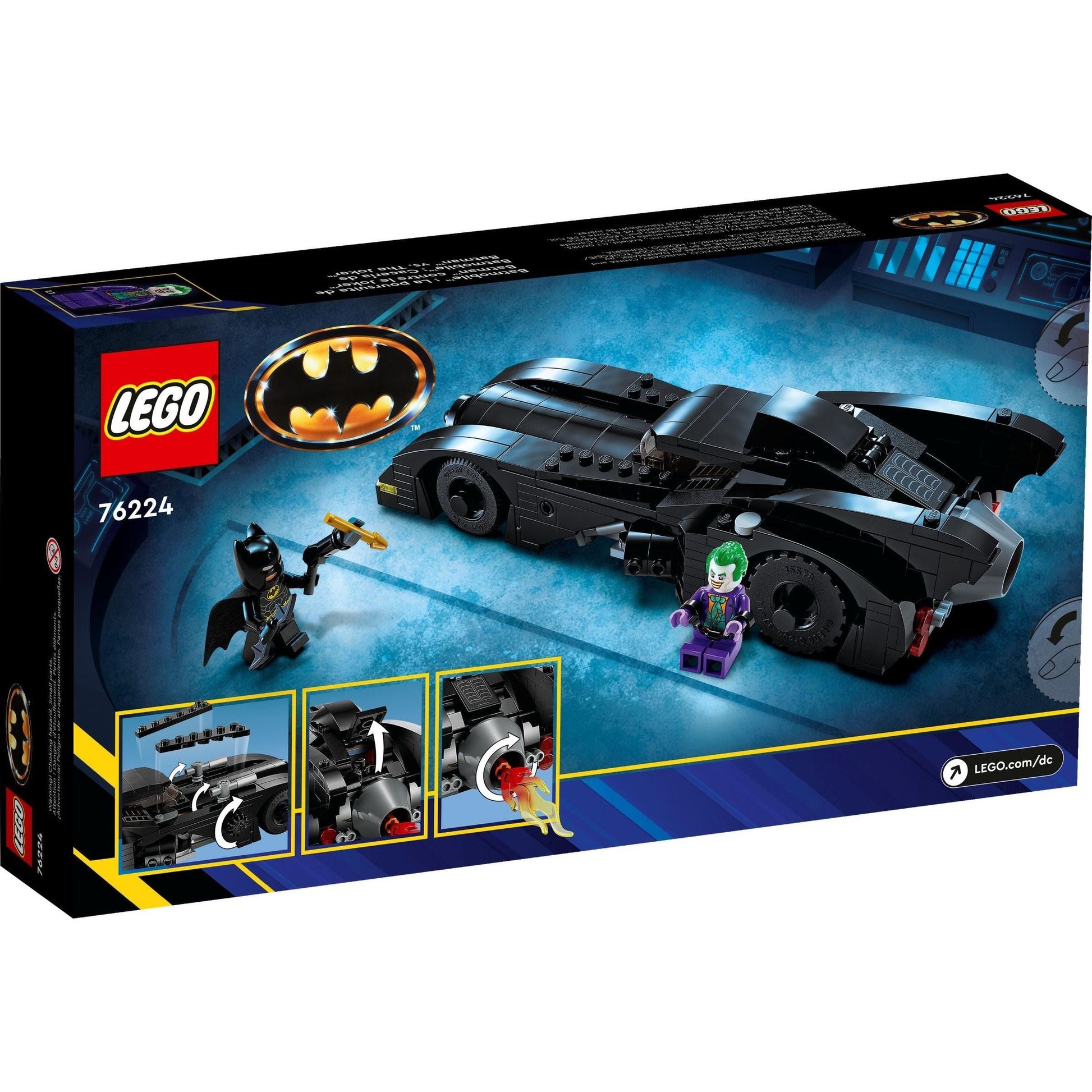 Batmobile : Poursuite entre Batman et le Joker | Super-héros DC Comics | 76224