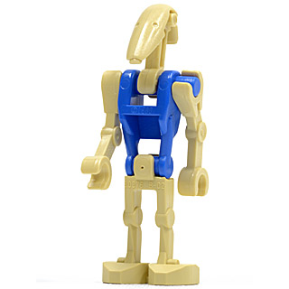 Battle Droid Pilot - Blue Torso, Angled Arms | sw0095a