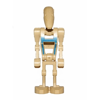 Battle Droid Pilot - Tan Torso with Blue Insignia, Angled Arms | sw0065