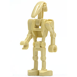 Battle Droid - Tan, Angled Arms | sw0001b