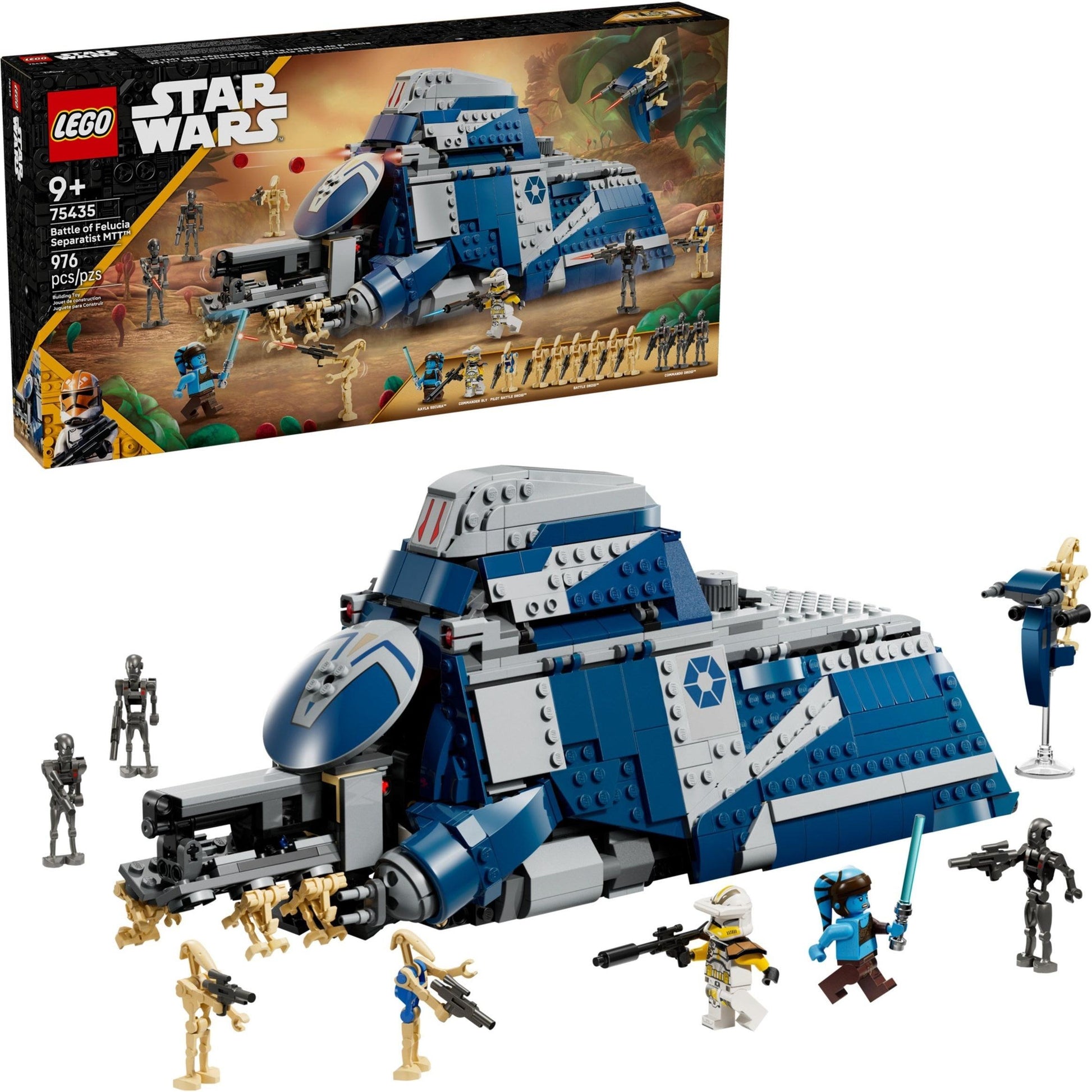 Bataille de Felucia Séparatiste MTT | Star Wars | 75435