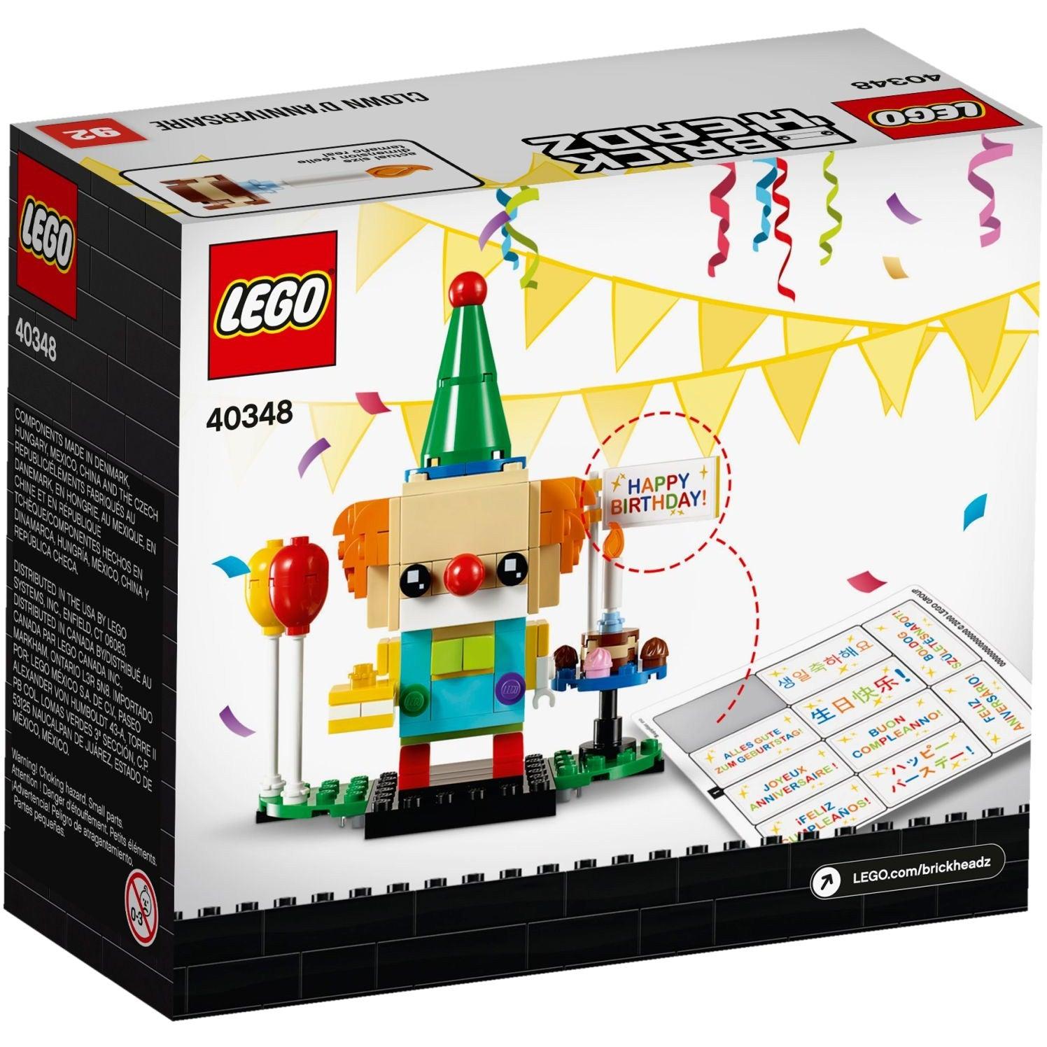 Birthday Clown | BrickHeadz | 40348