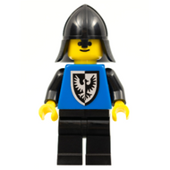 Black Falcon - Black Legs, Black Neck-Protector, Shield Bottom Round (Vintage) | cas101a