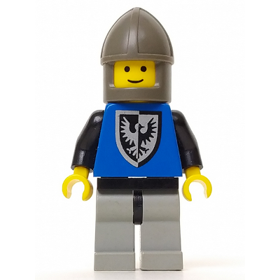 Black Falcon - Light Gray Legs with Black Hips, Dark Gray Chin-Guard | cas102