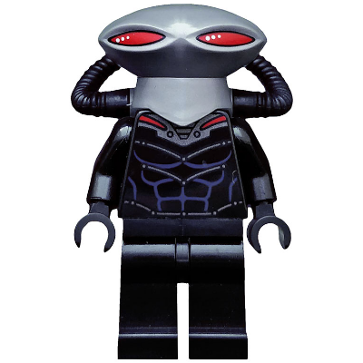 Black Manta - Flat Silver Helmet | sh0160