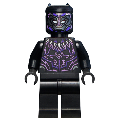 Black Panther - Dark Purple and Lavender Highlights | sh0728