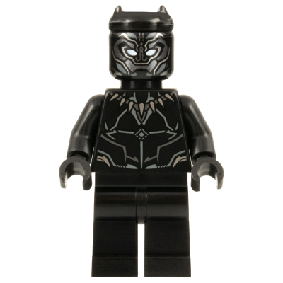 Black Panther - Dark Silver and Dark Bluish Gray Armor Contours | sh0839
