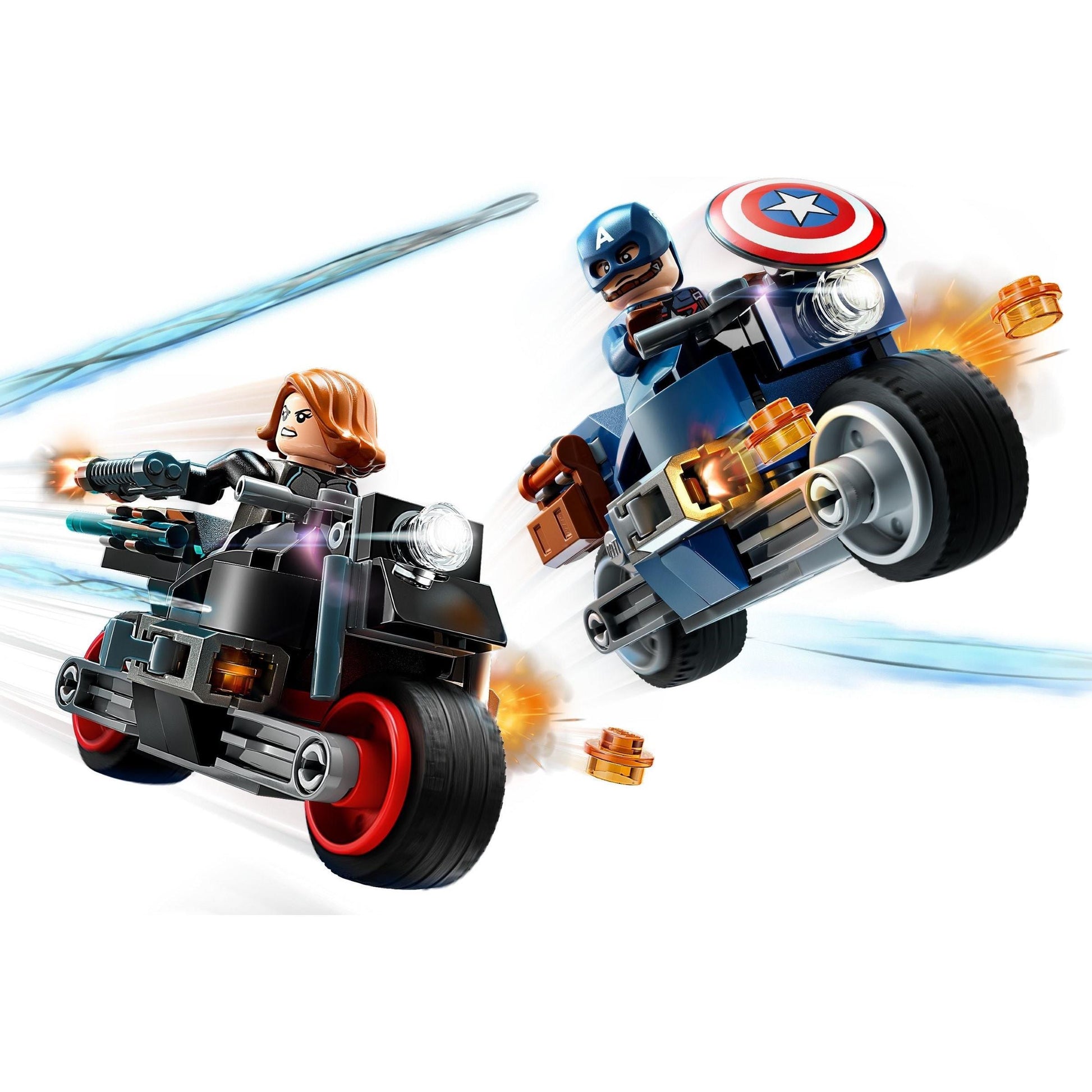 Motos de Black Widow et Captain America | Super-héros Marvel | 76260