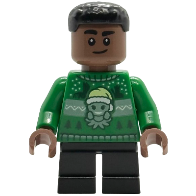 Blaise Zabini - Green Holiday Sweater, Black Short Legs | hp595