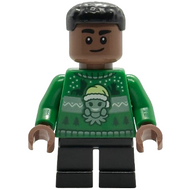 Blaise Zabini - Green Holiday Sweater, Black Short Legs | hp595