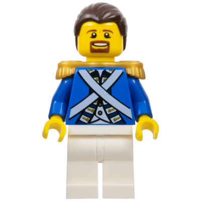Bluecoat Sergeant 1 - Brown Moustache and Goatee | pi150