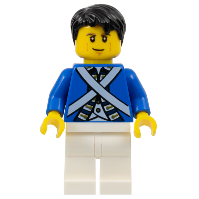 Bluecoat Soldier 6 - Cheek Lines, Black Hair | pi174