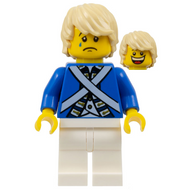 Soldat en uniforme bleu 7 - Cheveux ébouriffés (Tête 4549620) | pi175