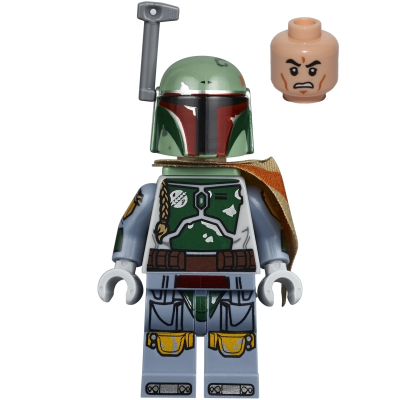Boba Fett - Pauldron, Helmet, Jet Pack, Printed Arms and Legs, Clone Head | sw0977
