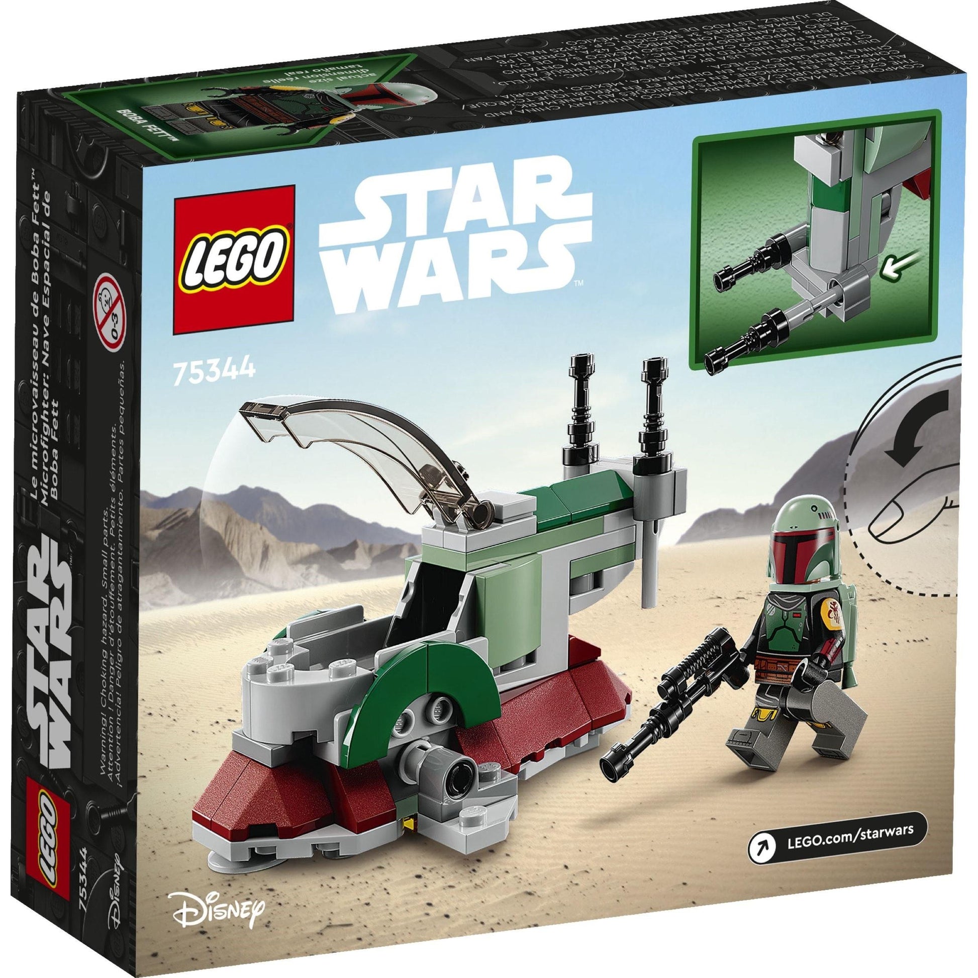 Microfighter de Boba Fett | Star Wars | 75344