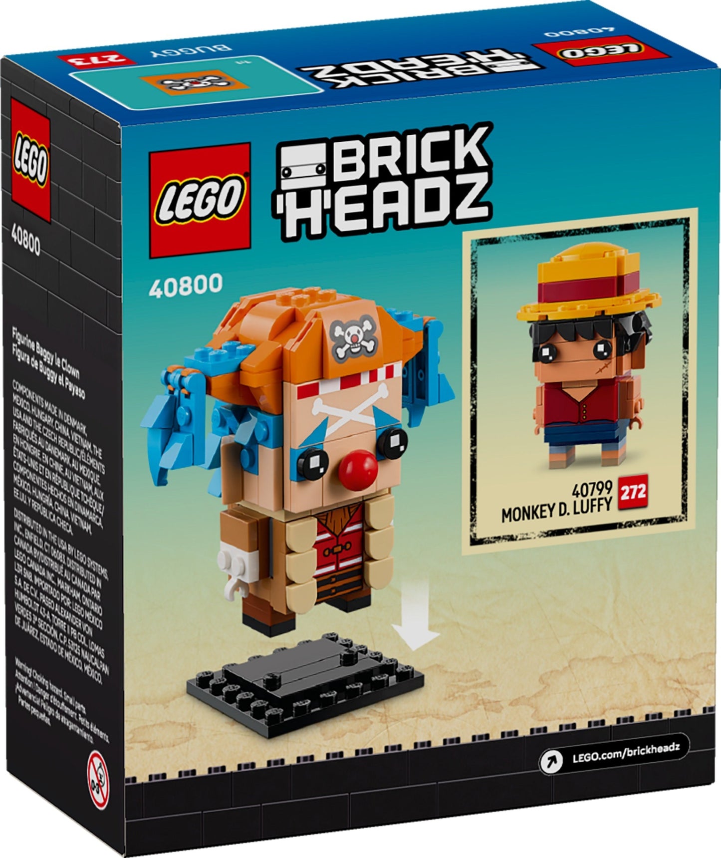 Buggy the Clown | BrickHeadz | 40800