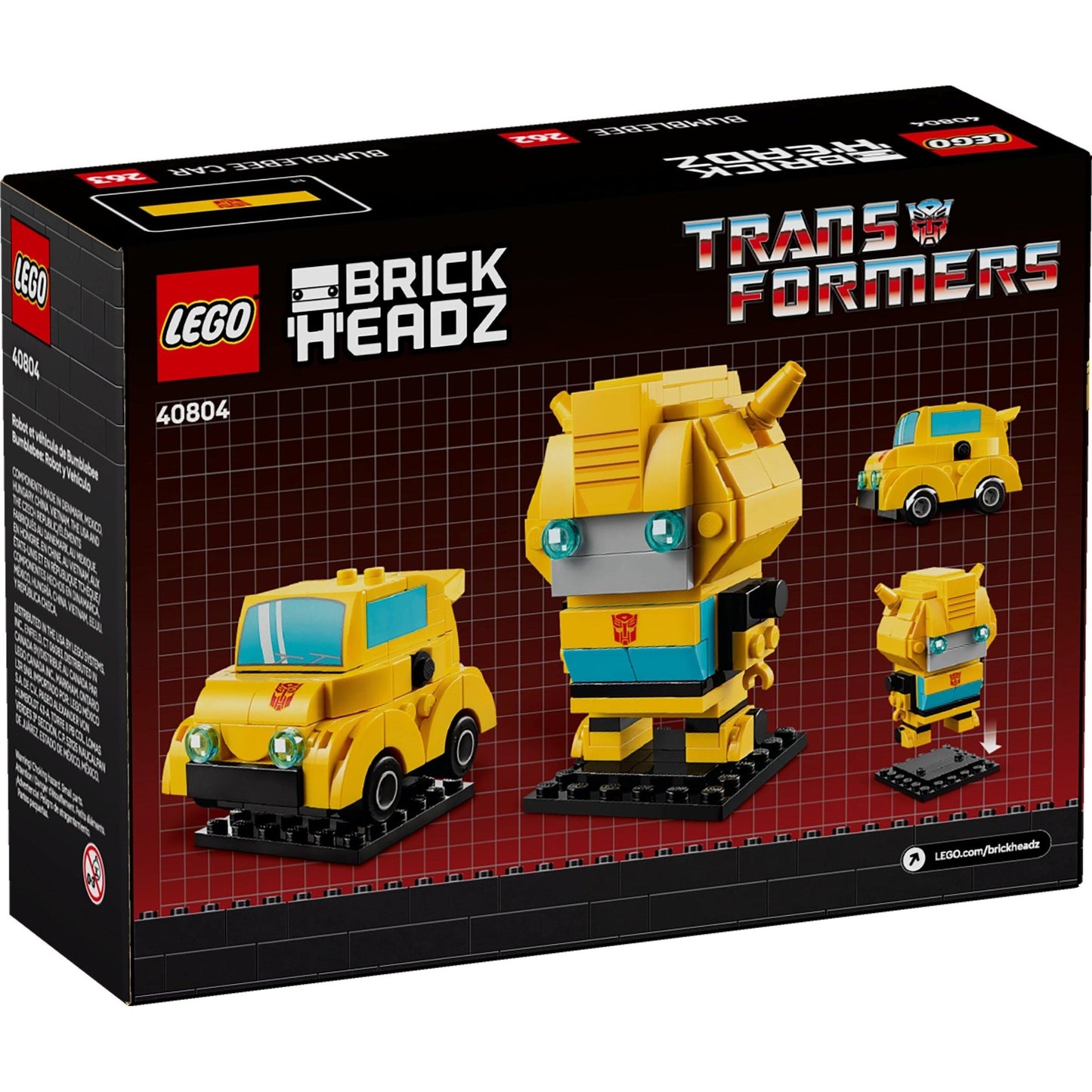 Bumblebee Robot & Vehicle | BrickHeadz | 40804