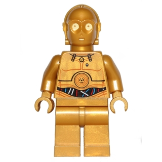 C-3PO - Colorful Wires Pattern | sw0365