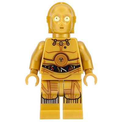 C-3PO - Colorful Wires, Printed Legs