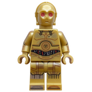 C-3PO - Jambes, orteils et bras imprimés, yeux rouges | sw1440