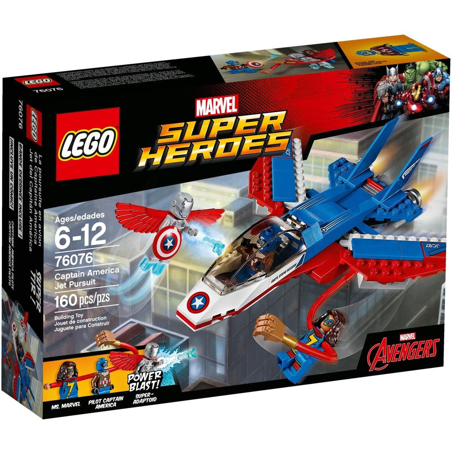 Captain America Jet Pursuit | Marvel Super Heroes | 76076