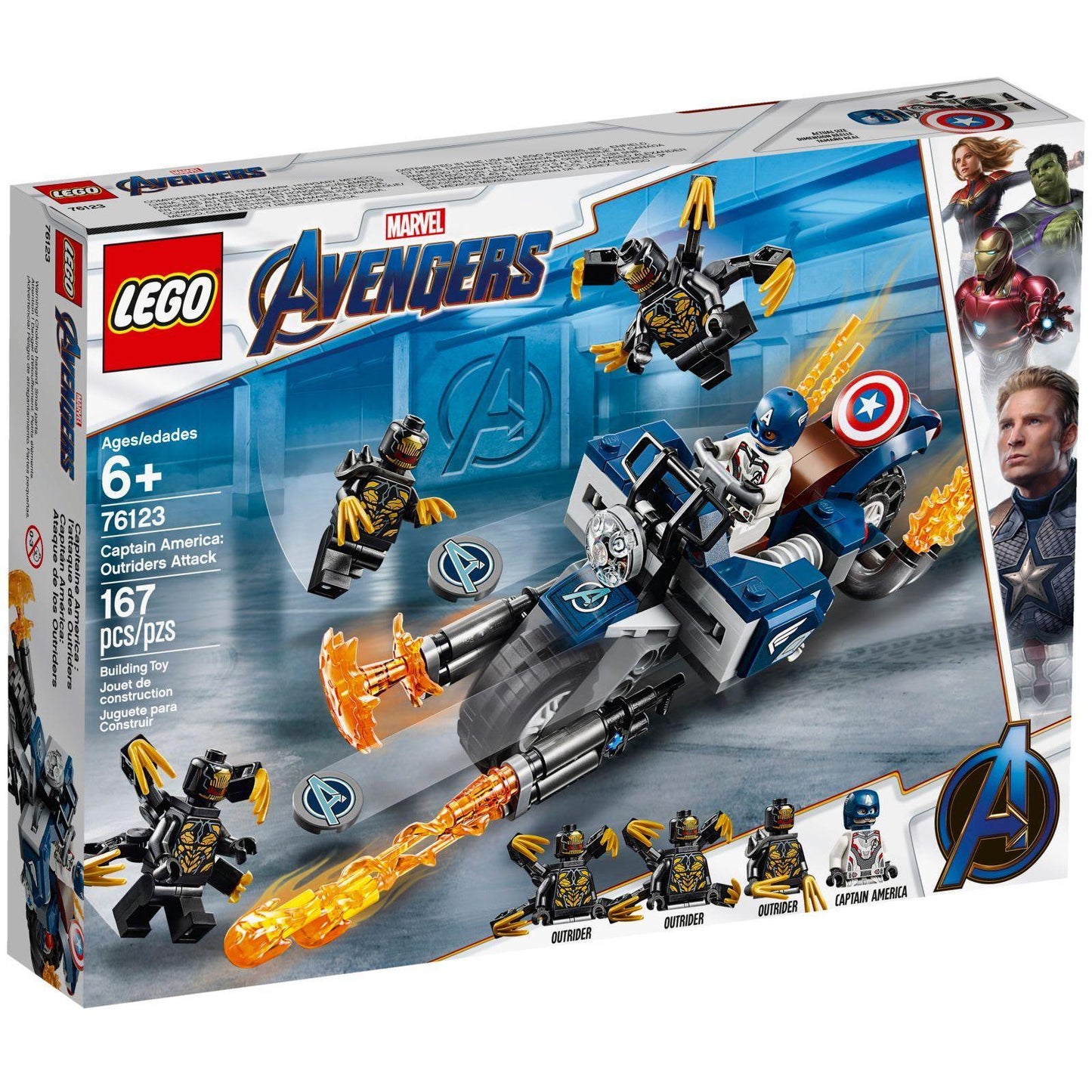 Captain America: Outriders Attack | Marvel Super Heroes | 76123