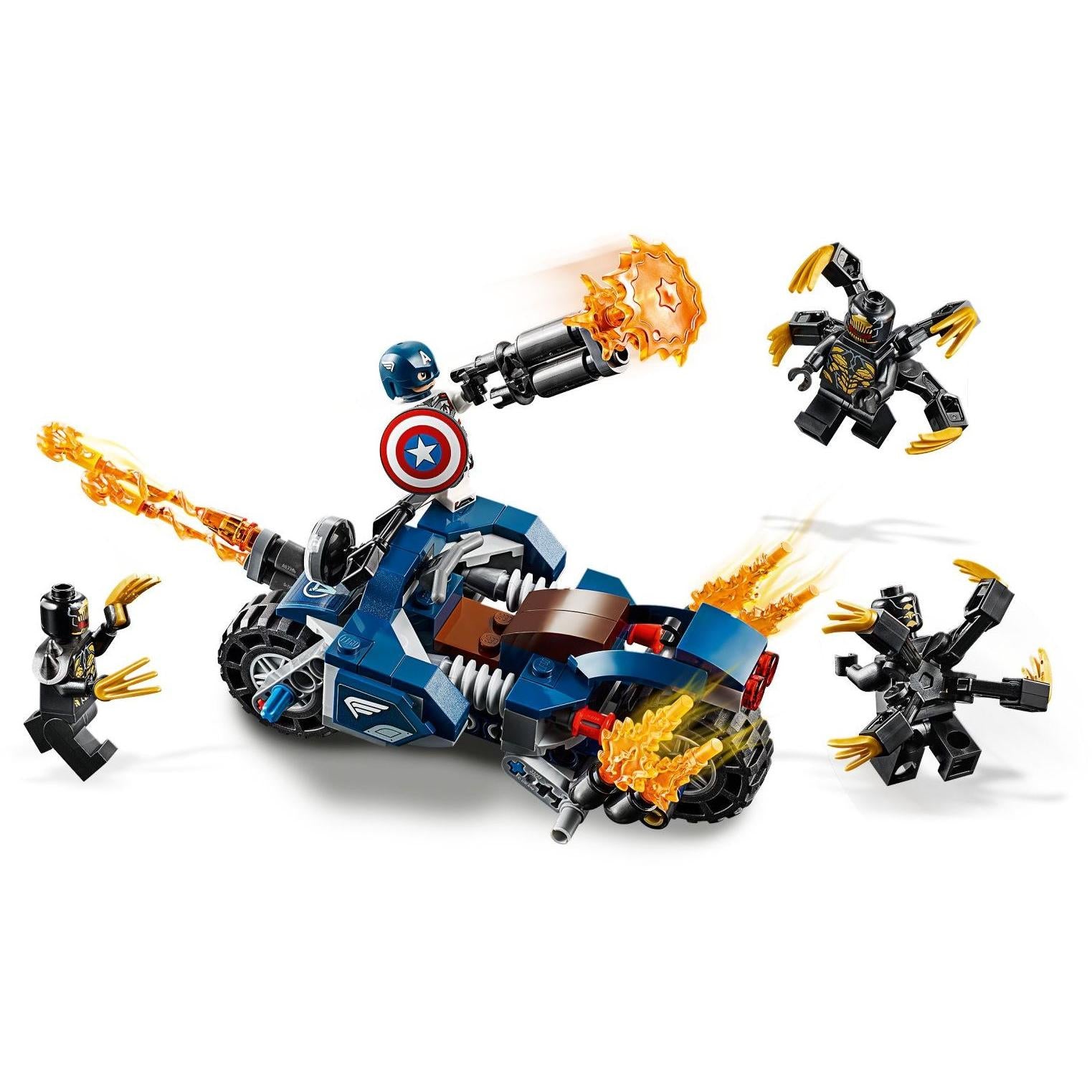 Captain America: Outriders Attack | Marvel Super Heroes | 76123