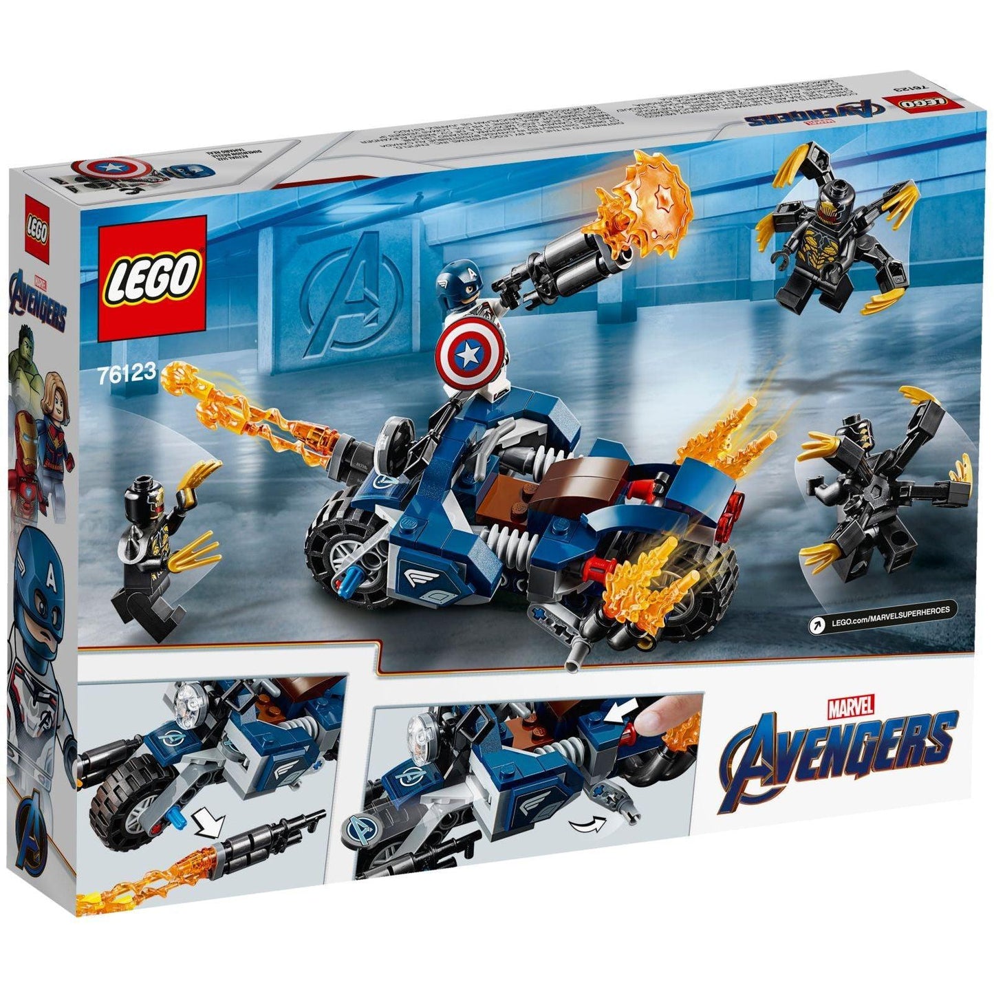 Captain America: Outriders Attack | Marvel Super Heroes | 76123